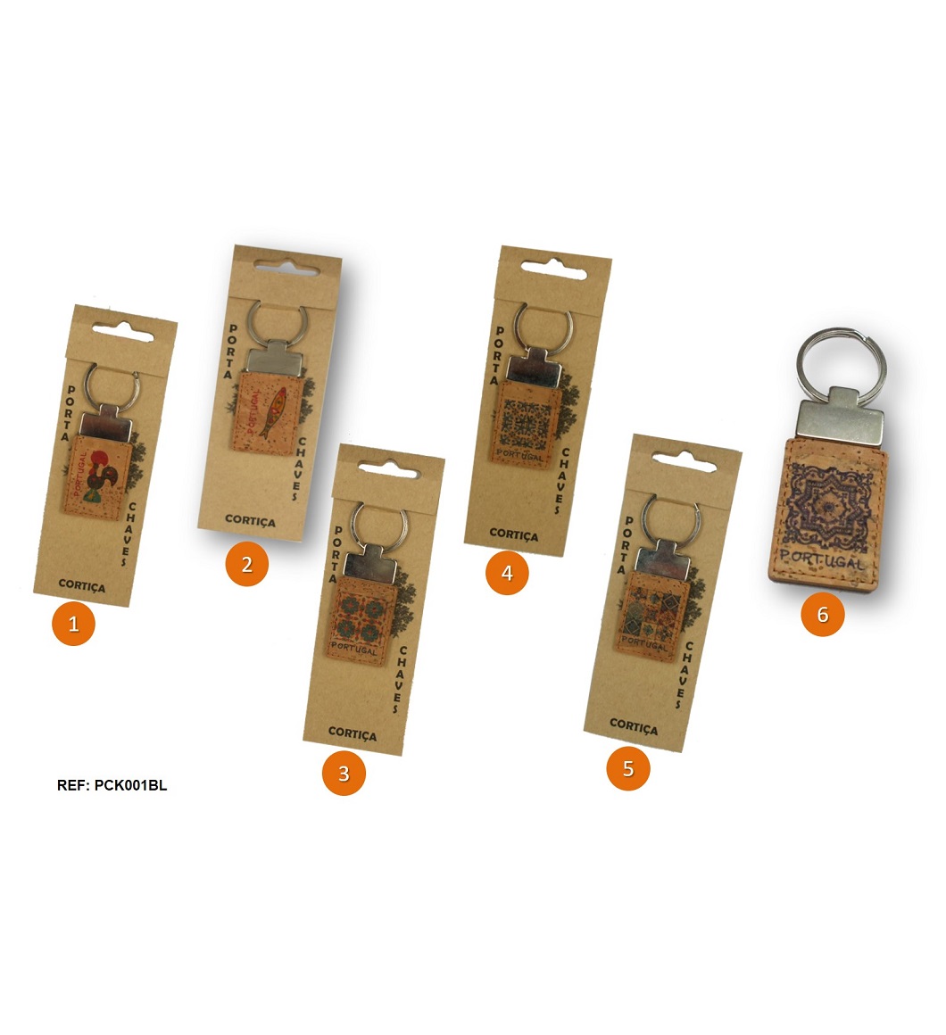 Cork key ring