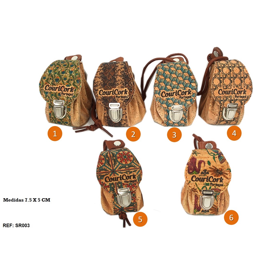 Porta-moedas Mochila Cortiça