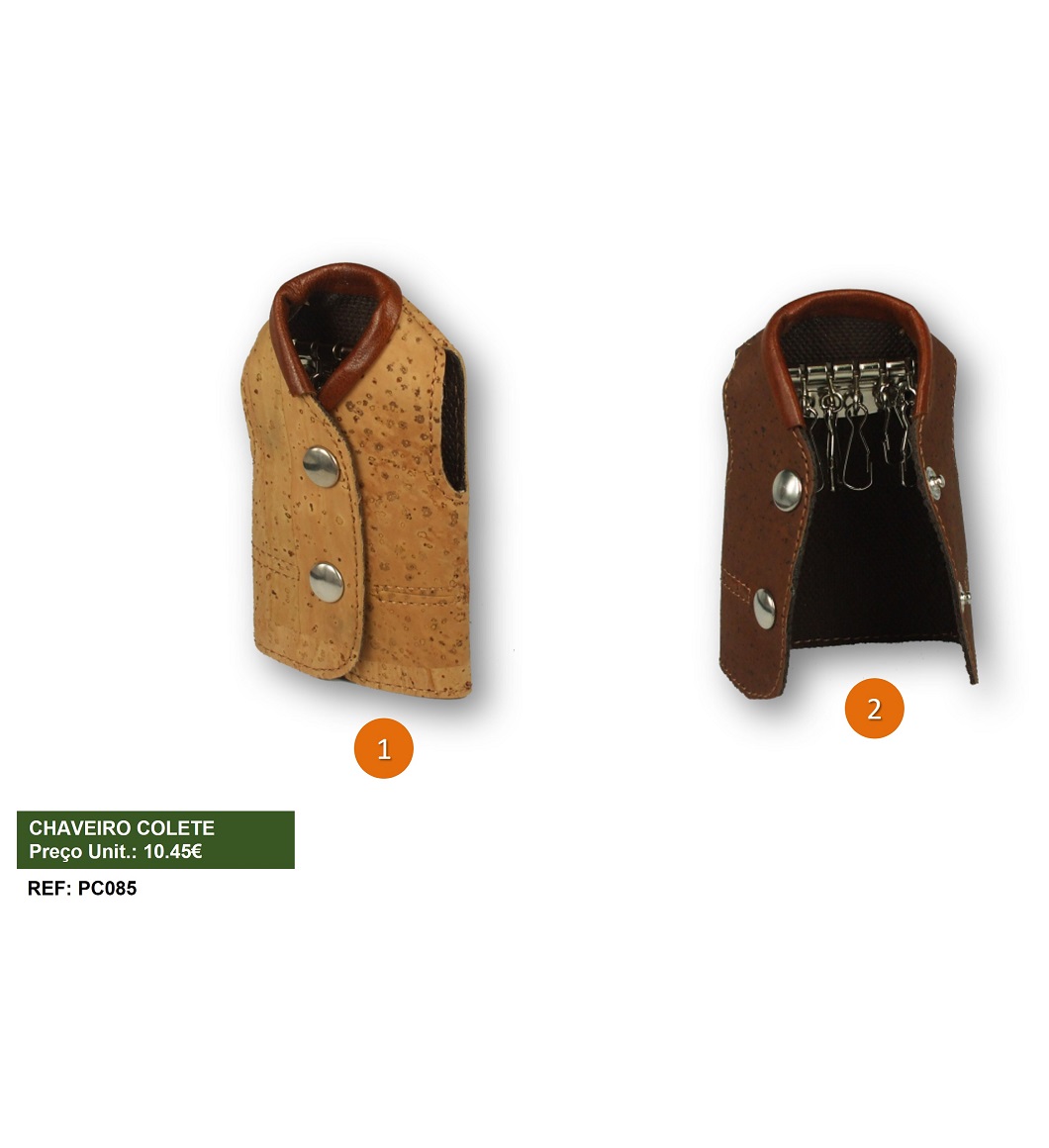 Cork vest keychains