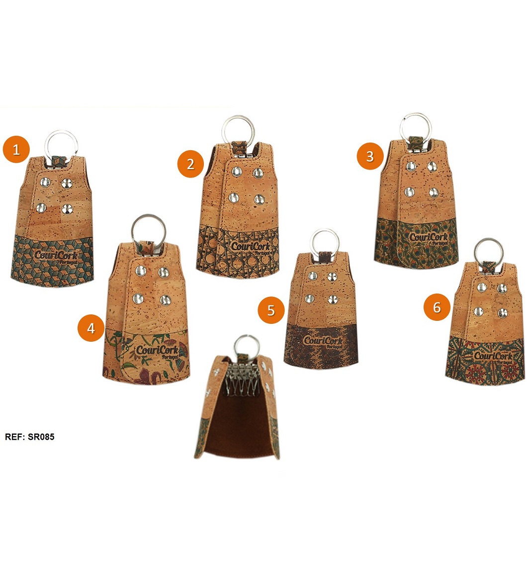 Cork dress keychains